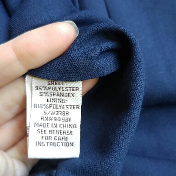 ♦3 for $15 Navy Bubble Strapless Dress - Picture 5 of 9